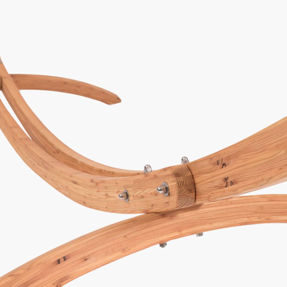 Support en bois de mélèze Premium – Double