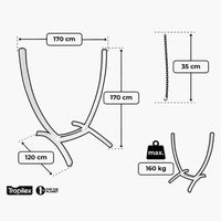 Spruce Wood Hammock – Chair Stand
